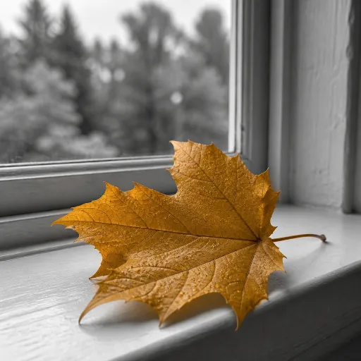 Fall foliage from the inn window: when the season walks toward you and you do not have to drive