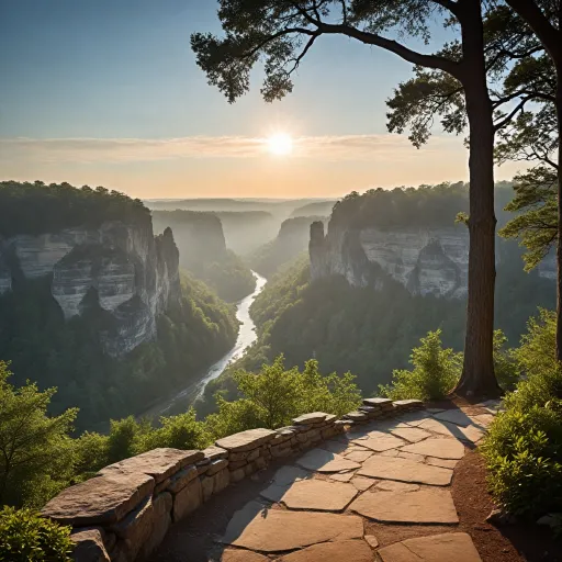 Red River Gorge Inn for refined stays near cliffs, trails and natural bridge